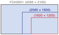Eizo - 4096 x 2160 resolution screen